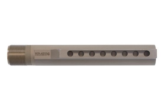 Kratos A5 Length Receiver Extension in FDE has 8 positions of adjustment